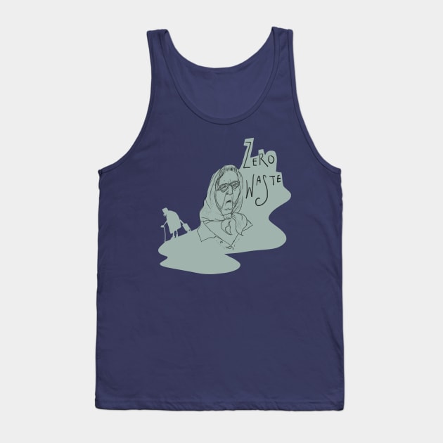 Zero waste old school Tank Top by myhovercraft